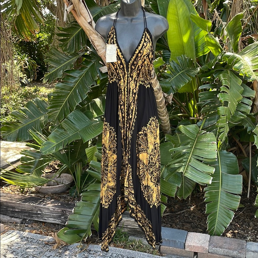 batik , handkerchief or scarf  festival dress